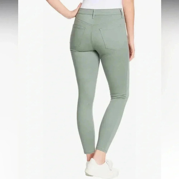 NWT Jessica Simpson Women's High Rise Skinny Ankle Jean Olive Green Sz 14 - Picture 2 of 8